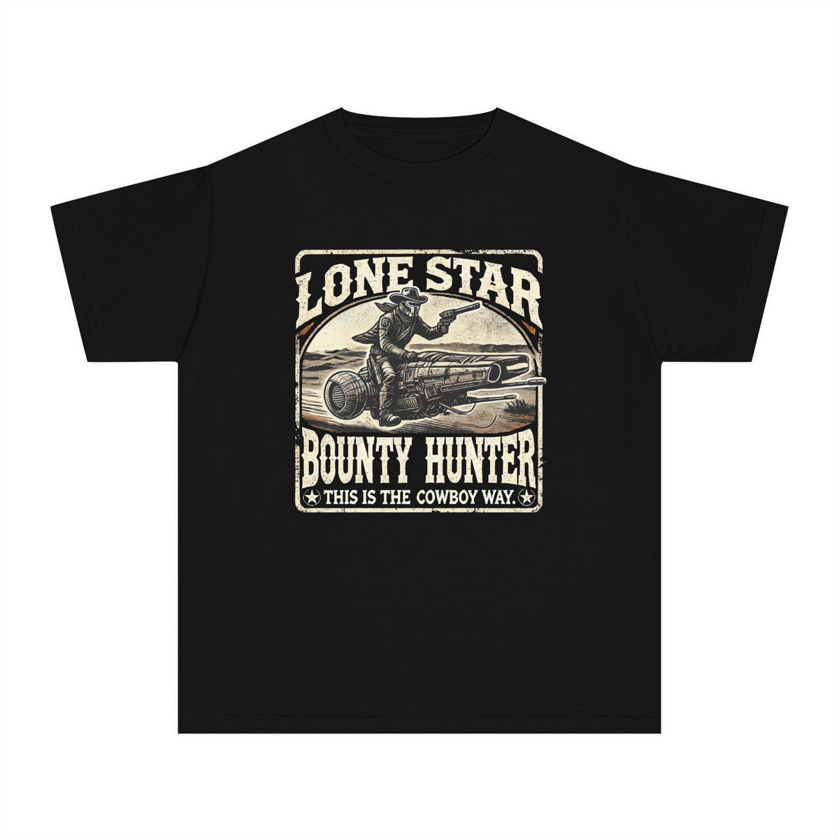 Lone Star Bounty Hunter Comfort Colors Youth Midweight Tee
