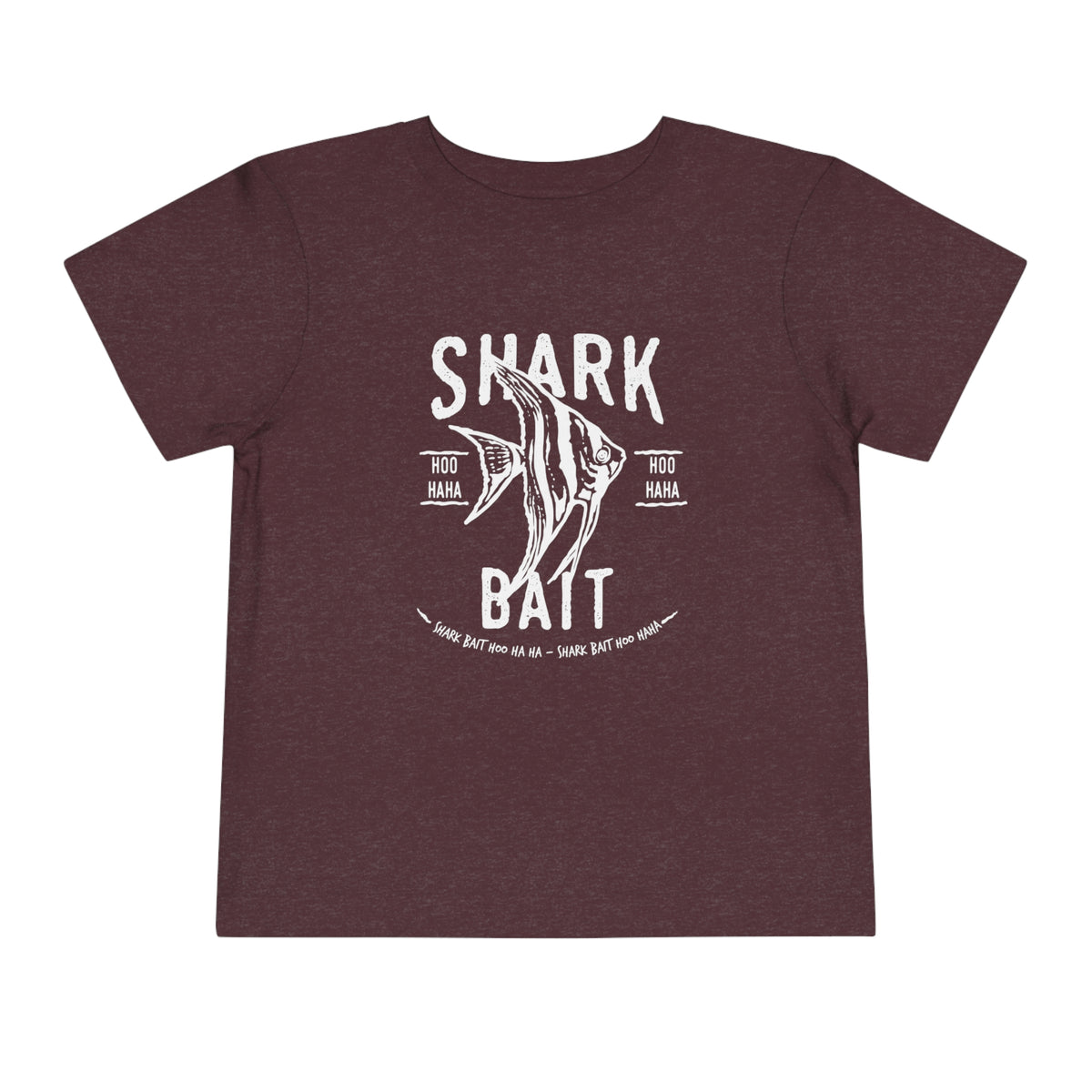 Shark Bait Hoo Haha Bella Canvas Toddler Short Sleeve Tee