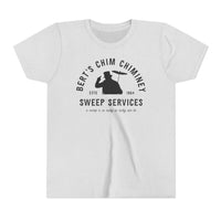Bert’s Chim Chiminey Sweep Services Bella Canvas Youth Short Sleeve Tee