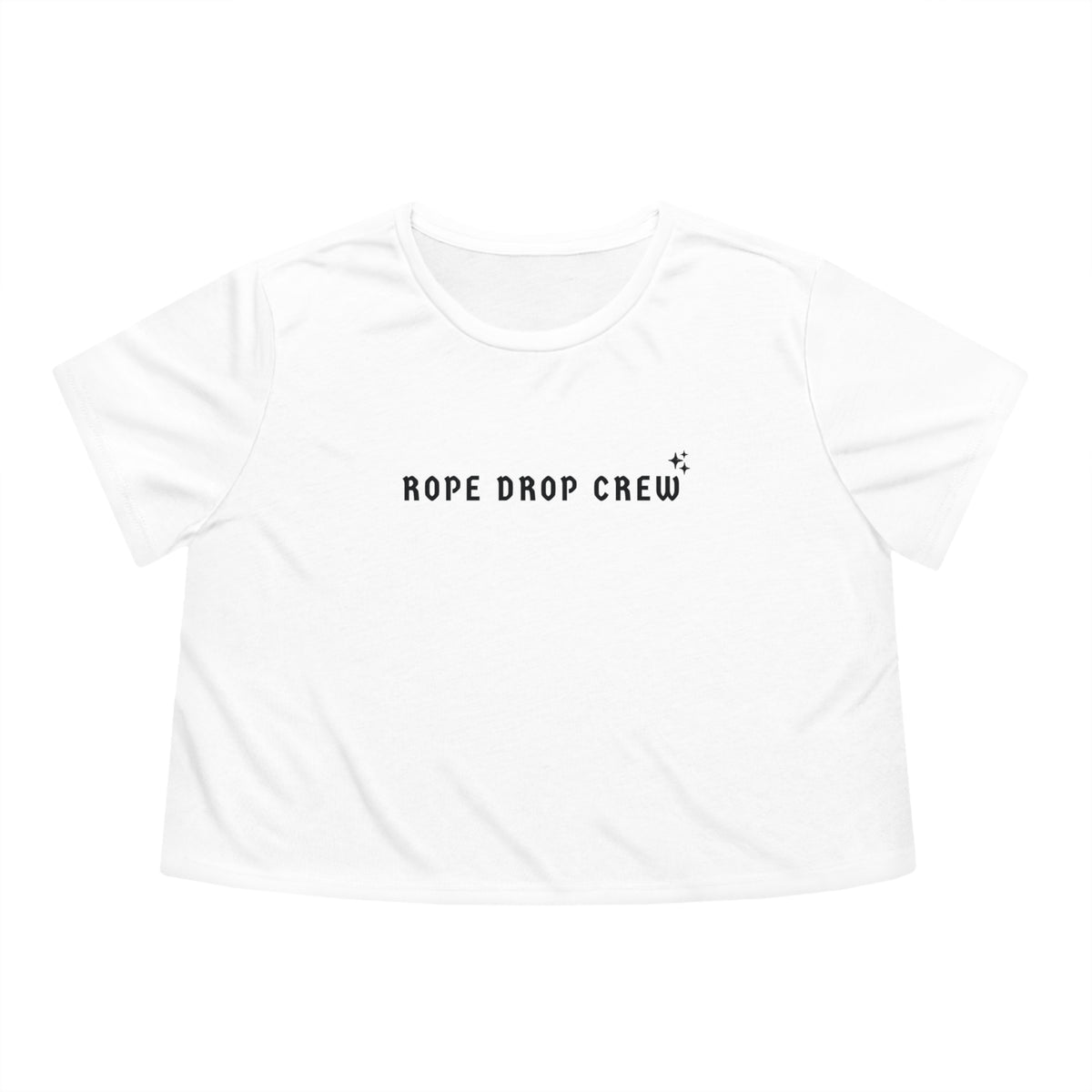 Rope Drop Crew Bella Canvas Women's Flowy Cropped Tee