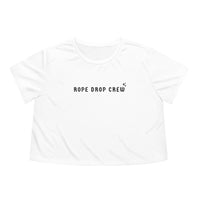 Rope Drop Crew Bella Canvas Women's Flowy Cropped Tee