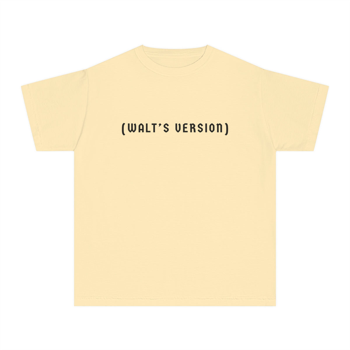 Walt's Version Comfort Colors Youth Midweight Tee