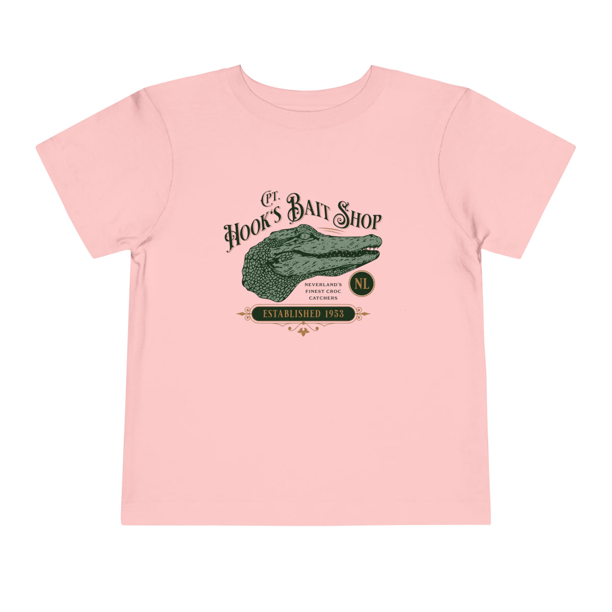 Captain Hook’s Bait Shop Bella Canvas Toddler Short Sleeve Tee