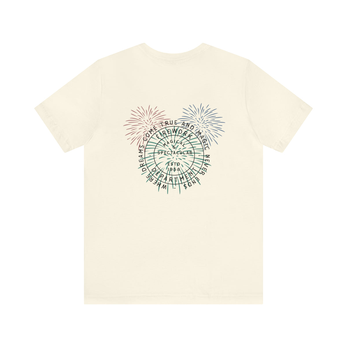 Firework Department Bella Canvas Unisex Jersey Short Sleeve Tee