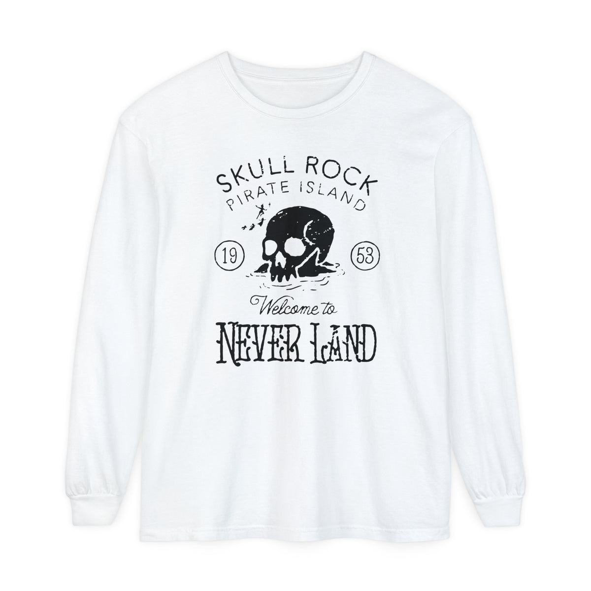 Skull Rock Comfort Colors Unisex Garment-dyed Long Sleeve T-Shirt