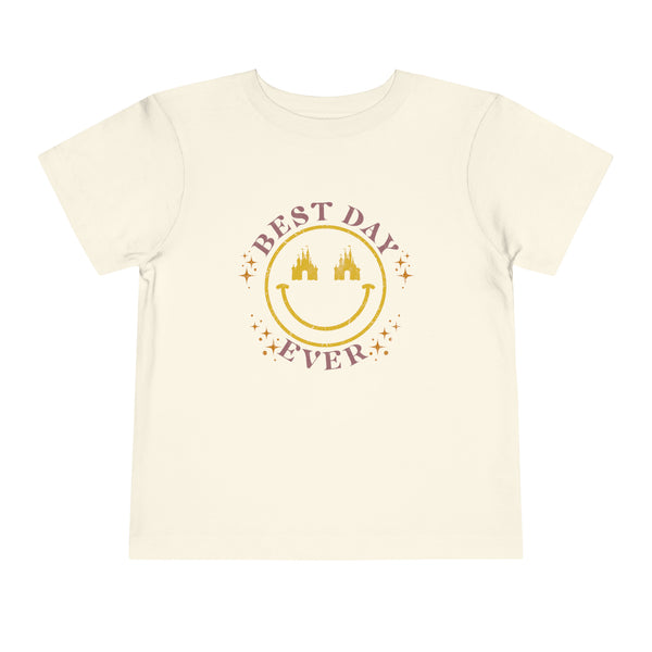 Best Day Ever Bella Canvas Toddler Short Sleeve Tee