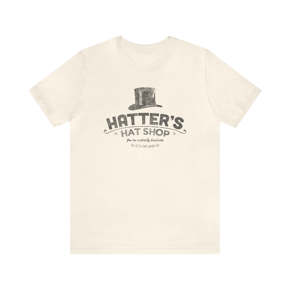 Hatter's Hat Shop Bella Canvas Unisex Jersey Short Sleeve Tee