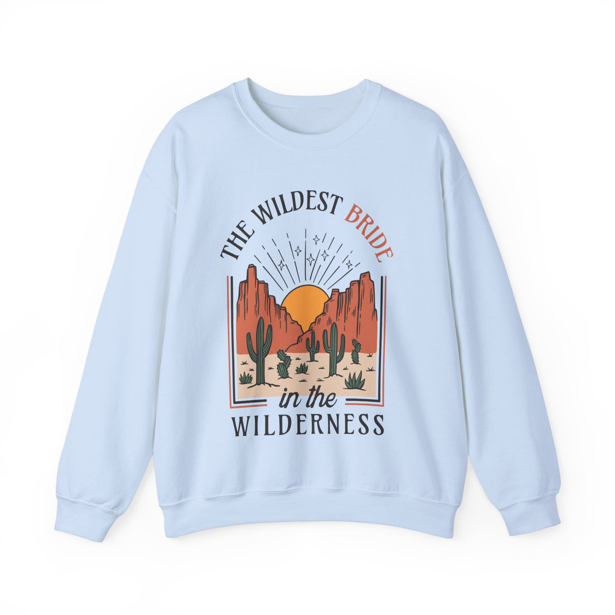 Wildest Bride In The Wilderness Unisex Heavy Blend™ Crewneck Sweatshirt