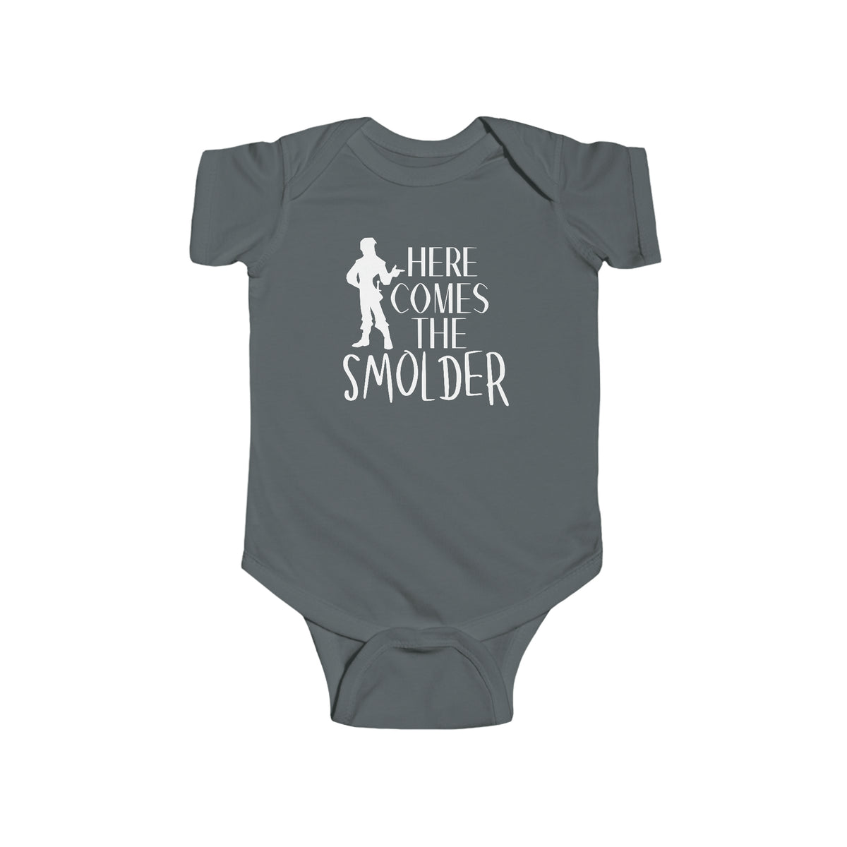 Here Comes The Smolder Rabbit Skins Infant Fine Jersey Bodysuit