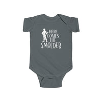 Here Comes The Smolder Rabbit Skins Infant Fine Jersey Bodysuit