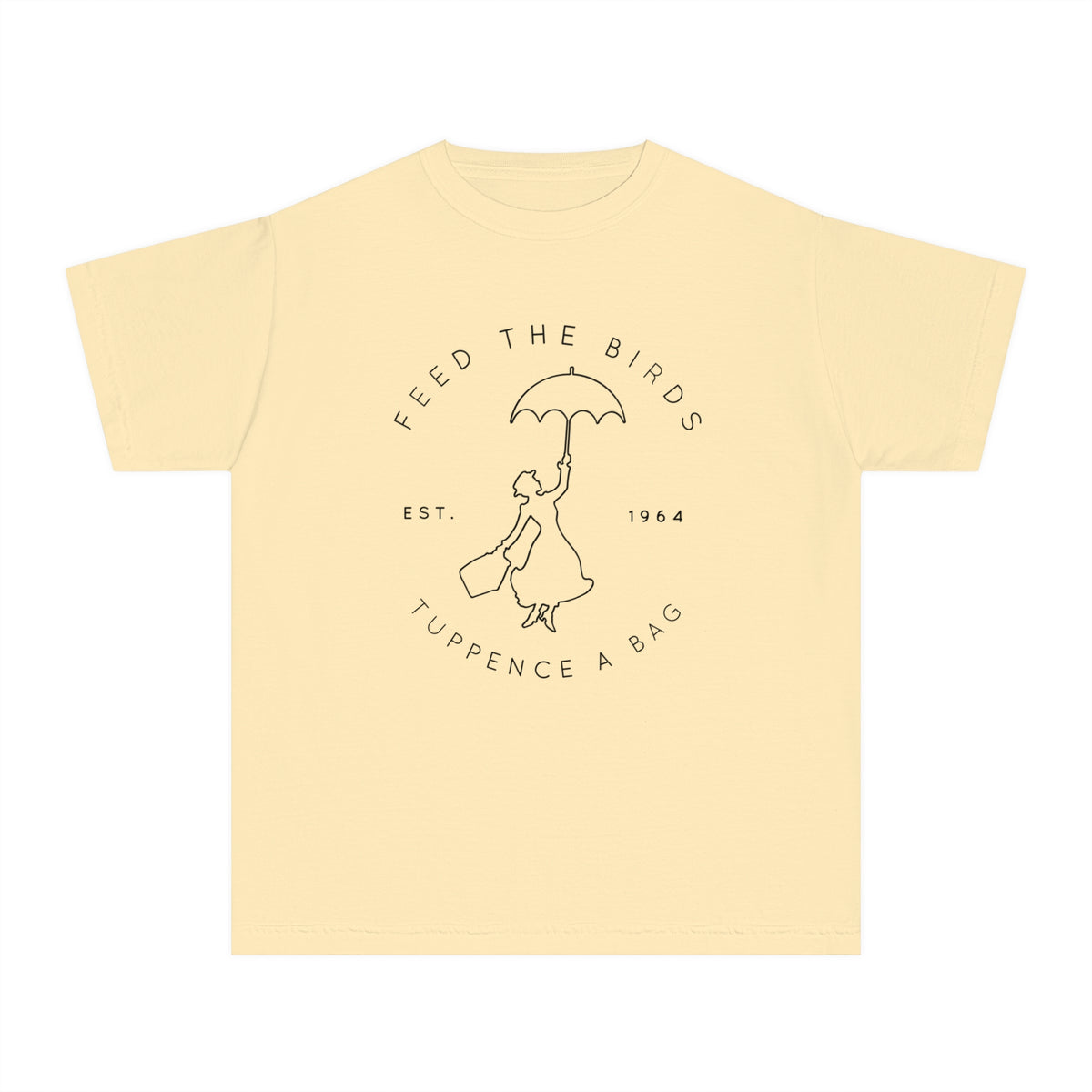 Feed the Birds Tuppence A Bag Comfort Colors Youth Midweight Tee