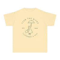 Feed the Birds Tuppence A Bag Comfort Colors Youth Midweight Tee