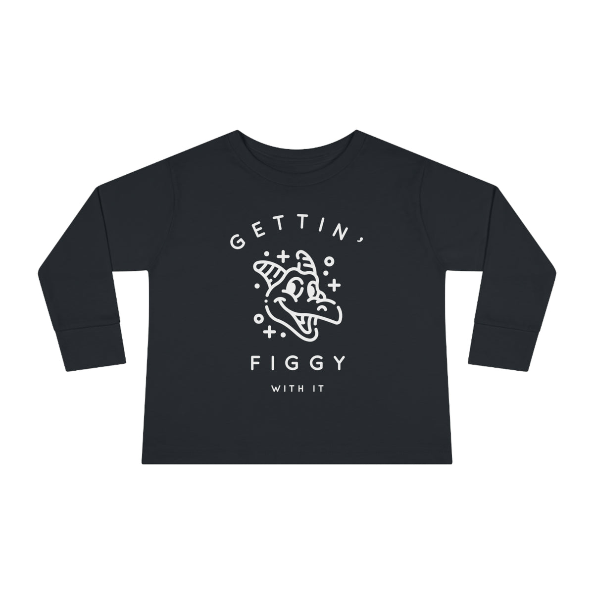 Gettin' Figgy With It Rabbit Skins Toddler Long Sleeve Tee