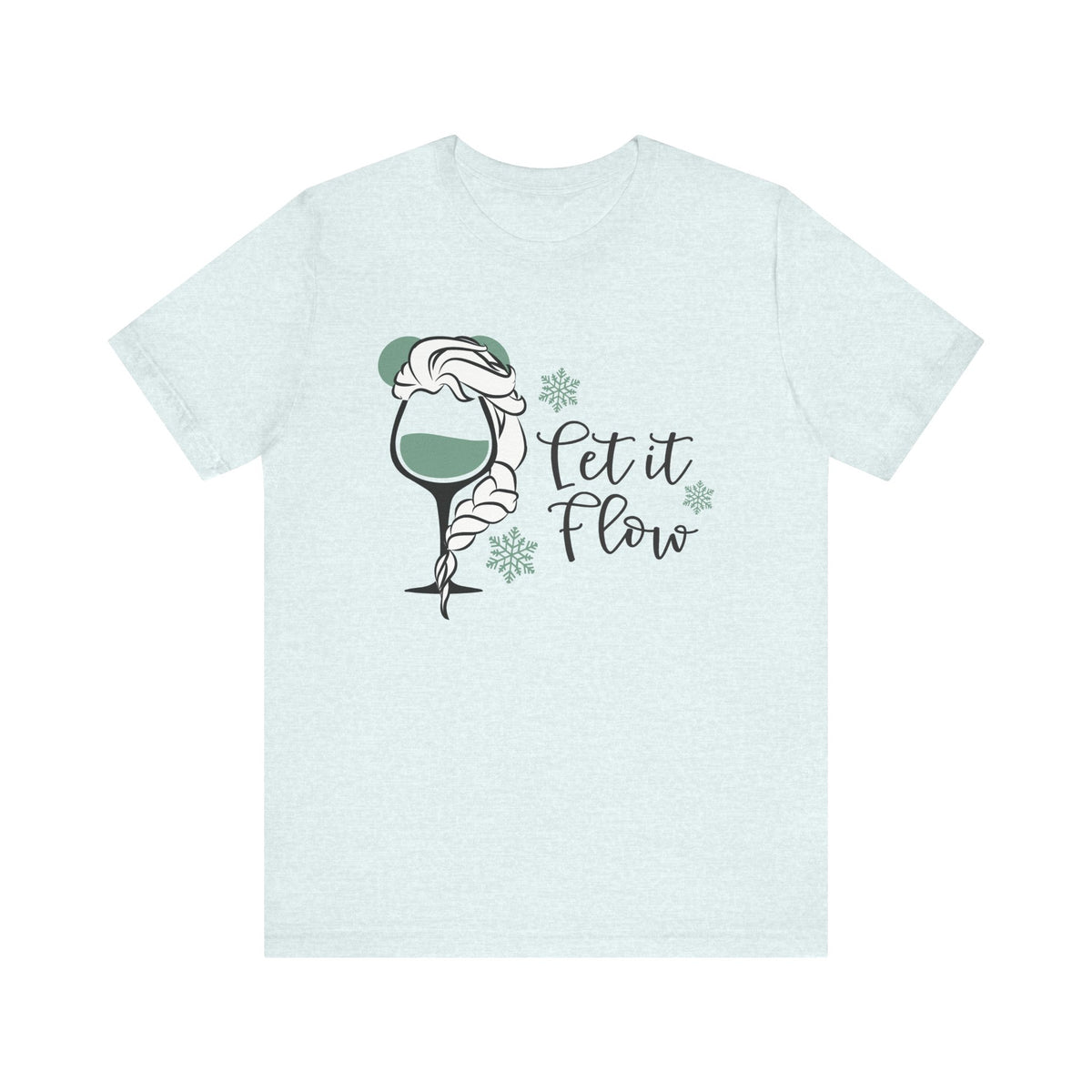 Let It Flow Bella Canvas Unisex Jersey Short Sleeve Tee