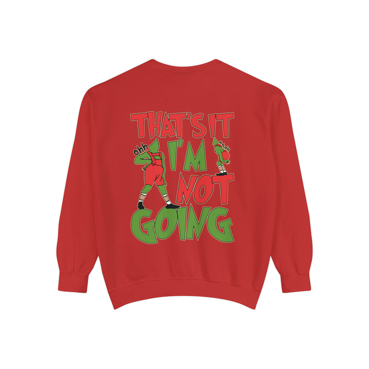 That's It I'm Not Going Comfort Colors Unisex Garment-Dyed Sweatshirt