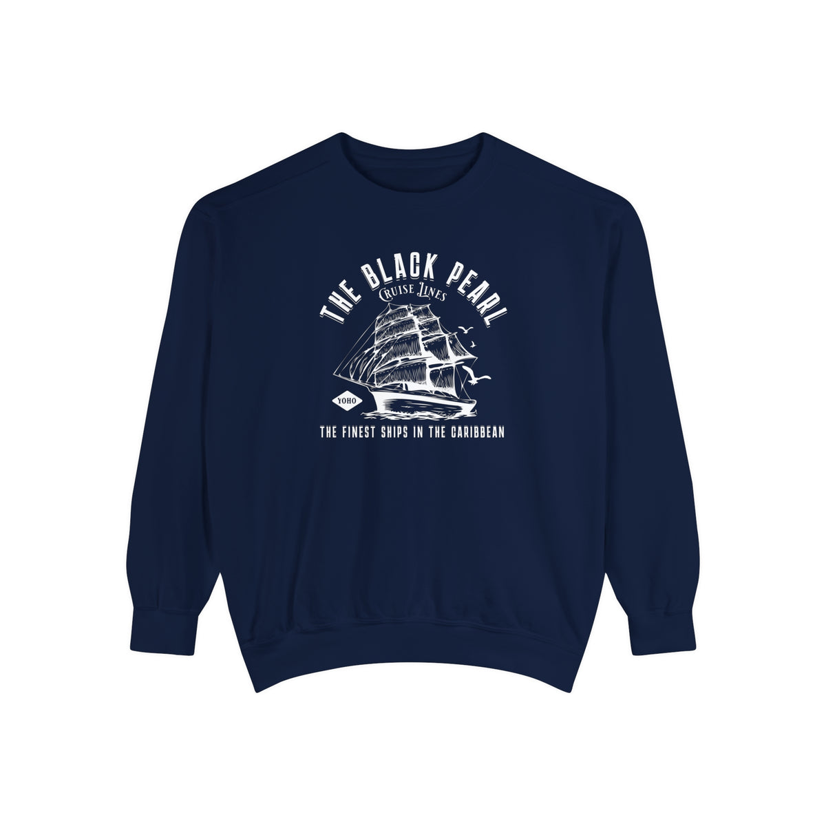 Black Pearl Cruise Lines Comfort Colors Unisex Garment-Dyed Sweatshirt