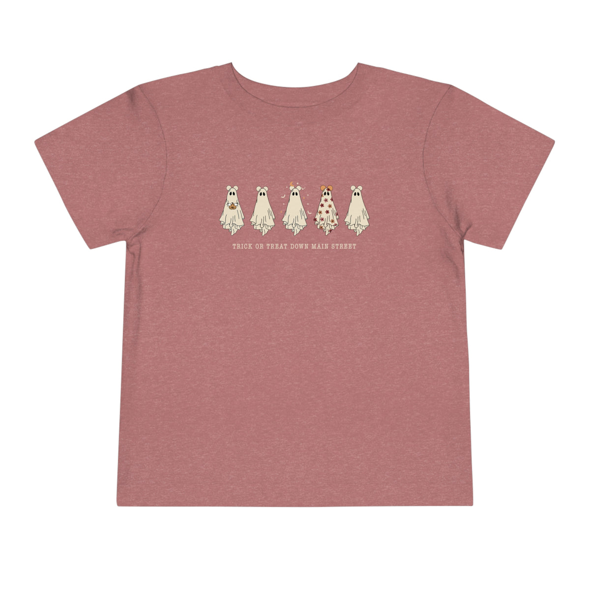 Trick or Treat Down Main Street Toddler Short Sleeve Tee