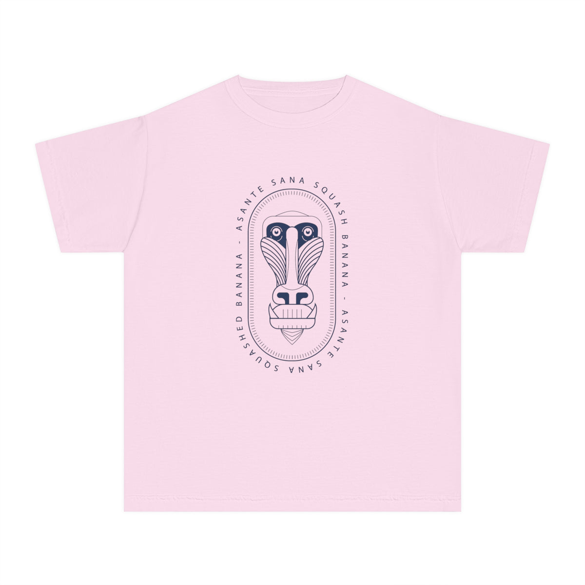 Asante Sana Squashed Banana Comfort Colors Youth Midweight Tee