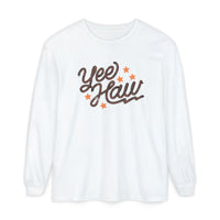Yee Haw Comfort Colors Unisex Garment-dyed Long Sleeve T-Shirt