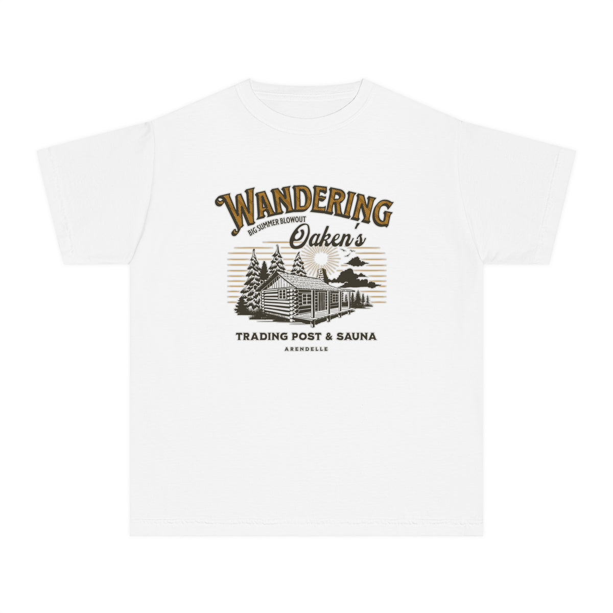 Wandering Oaken’s Trading Post Comfort Colors Youth Midweight Tee