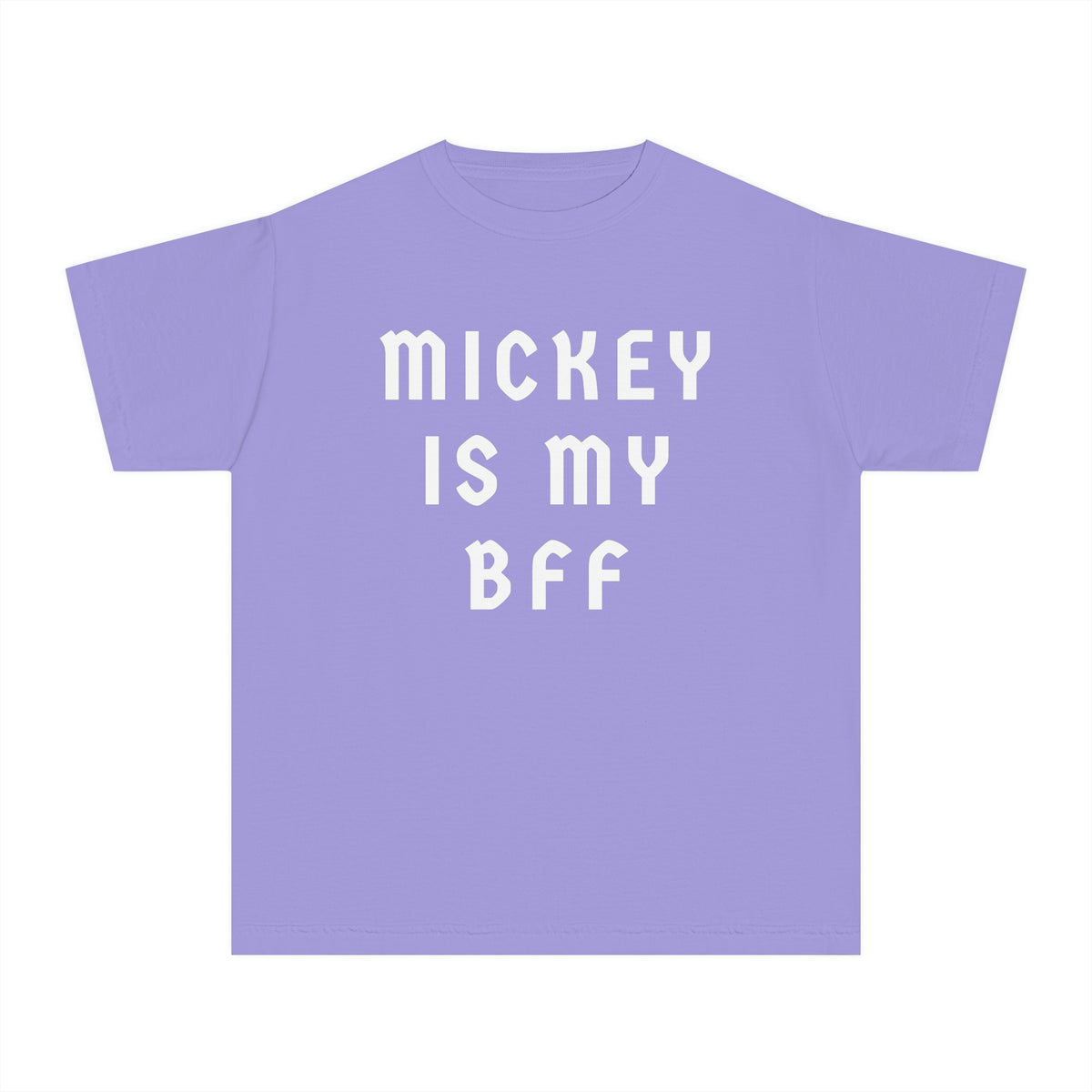 Mickey Is My BFF Comfort Colors Youth Midweight Tee