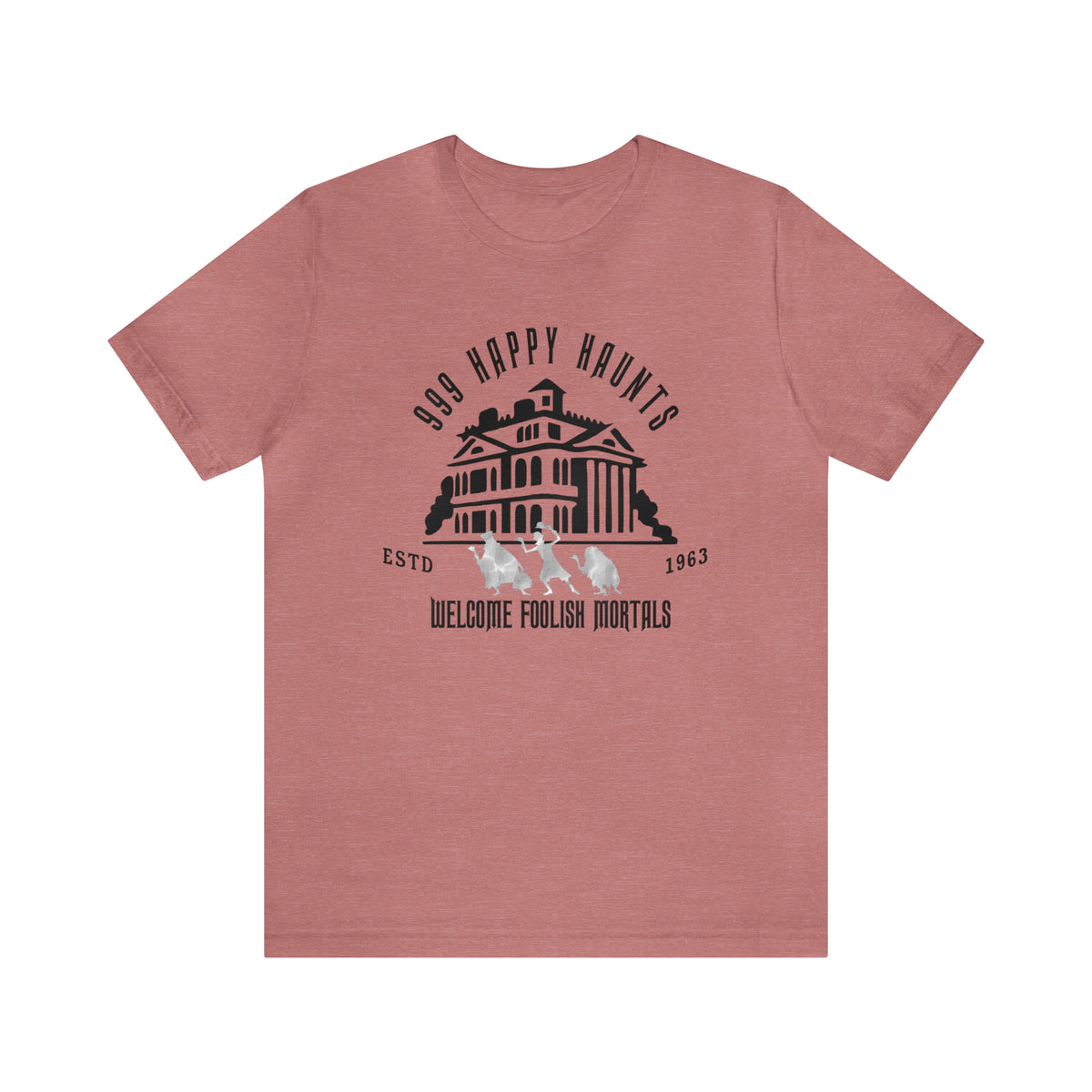 999 Happy Haunts Bella Canvas Unisex Jersey Short Sleeve Tee