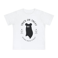 Trick or Treat Down Main Street Baby Short Sleeve T-Shirt