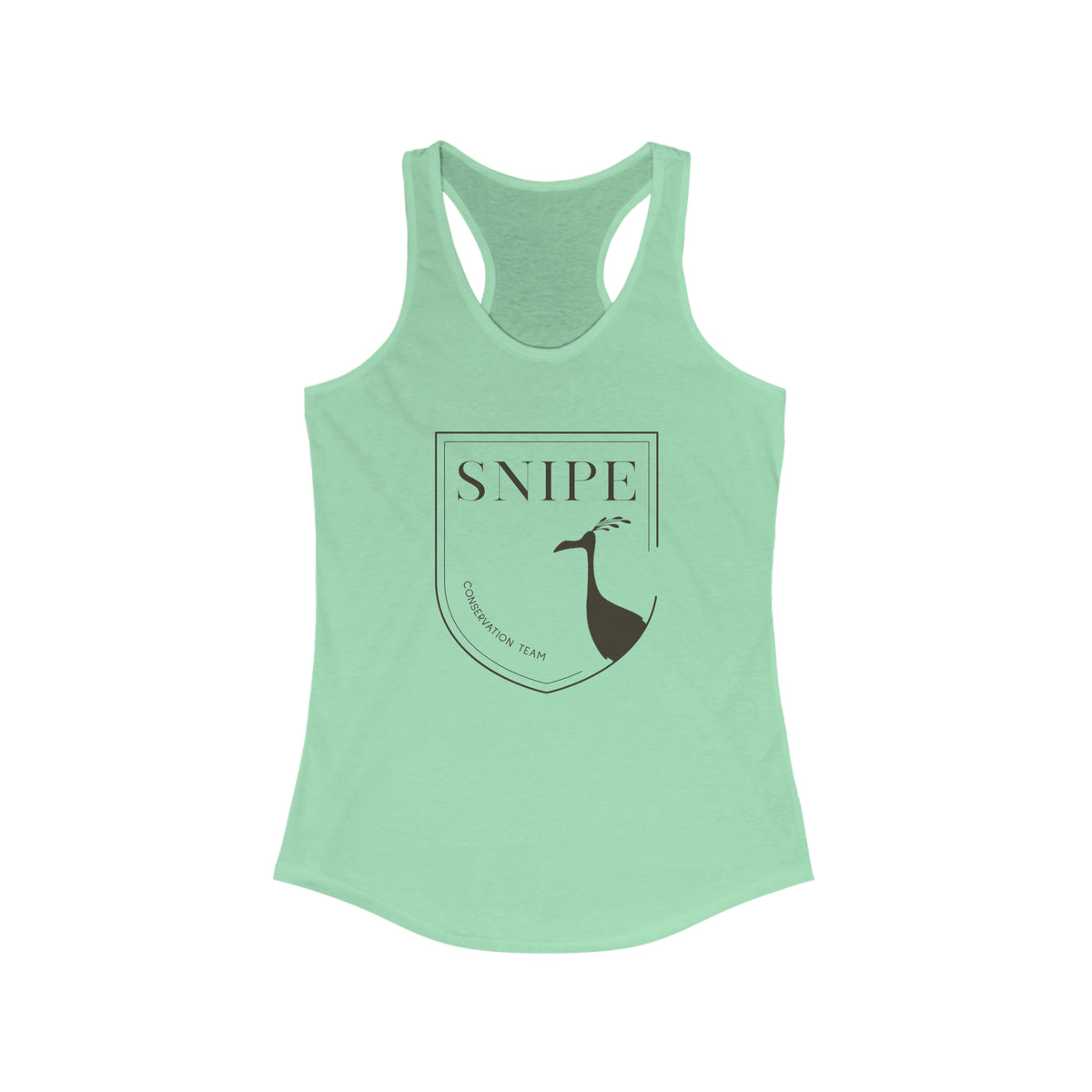 Snipe Conservation Team Women's Ideal Racerback Tank
