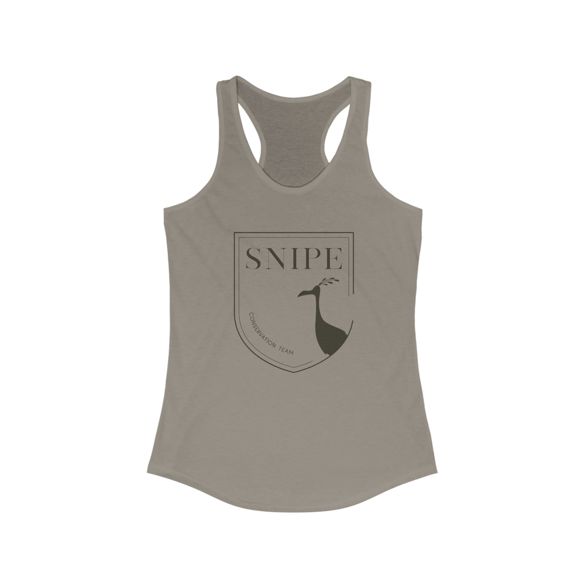 Snipe Conservation Team Women's Ideal Racerback Tank