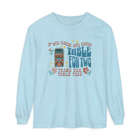 Table For Two Comfort Colors Unisex Garment-dyed Long Sleeve T-Shirt