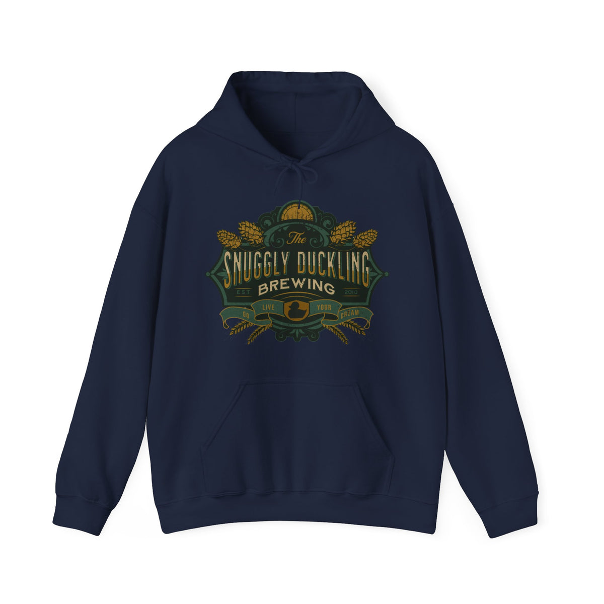 The Snuggly Duckling Brewing Gildan Unisex Heavy Blend™ Hooded Sweatshirt