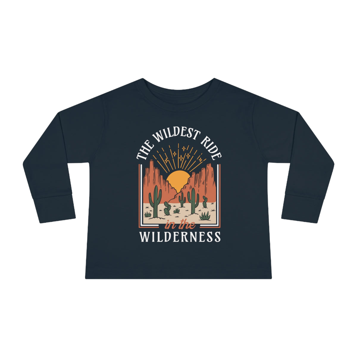 The Wildest Ride In The Wilderness Rabbit Skins Toddler Long Sleeve Tee
