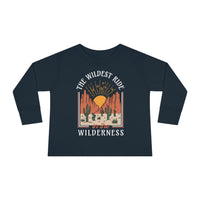 The Wildest Ride In The Wilderness Rabbit Skins Toddler Long Sleeve Tee
