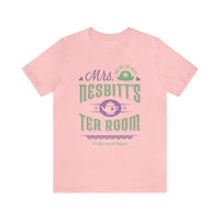 Mrs. Nesbitt’s Tea House Mint & Lavender Bella Canvas Unisex Jersey Short Sleeve Tee
