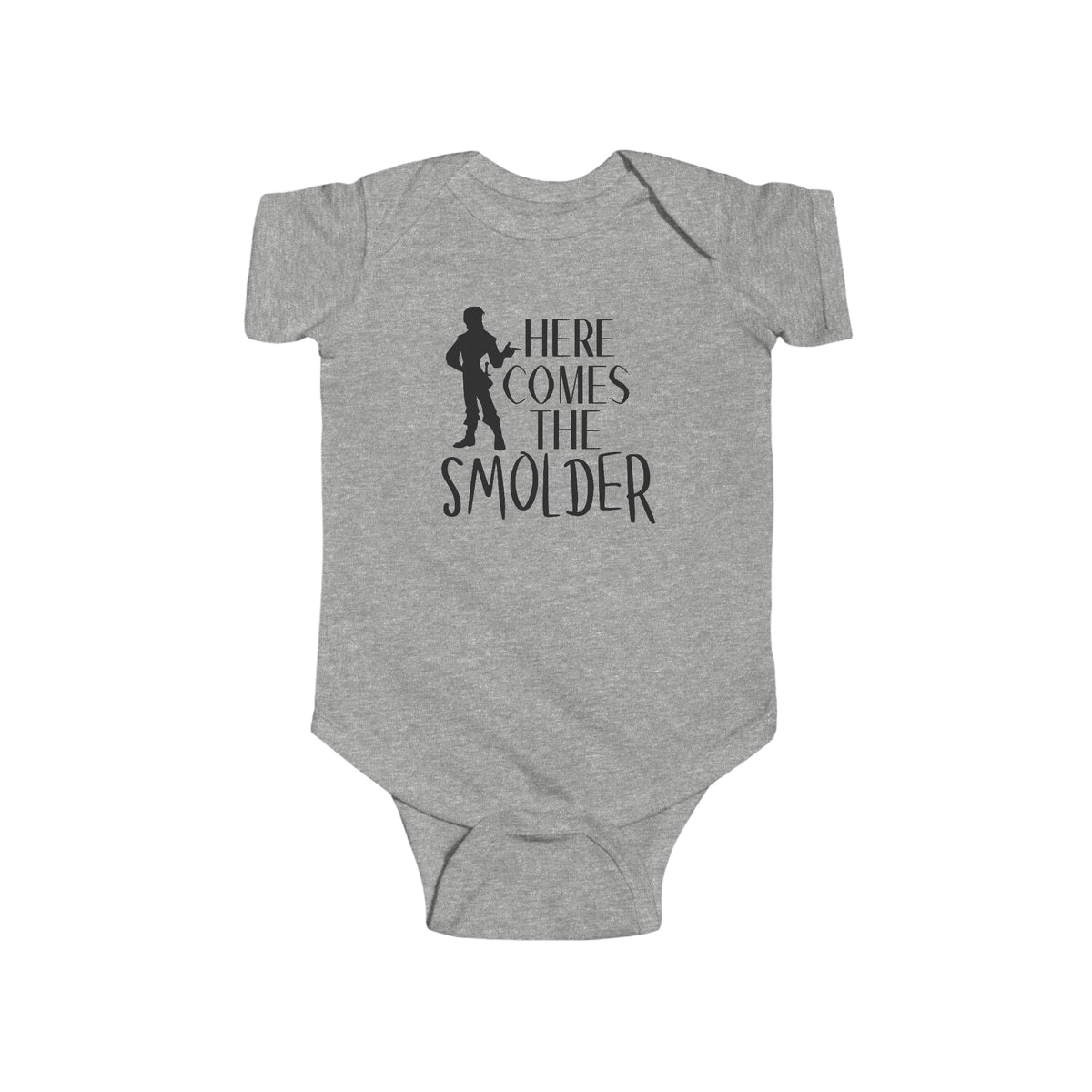 Here Comes The Smolder Rabbit Skins Infant Fine Jersey Bodysuit