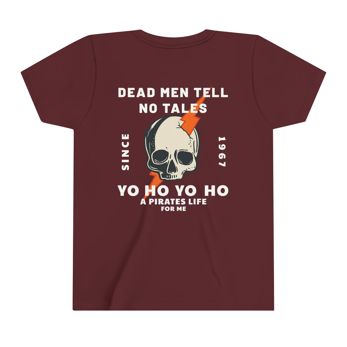 Dead Men Tell No Tales Bella Canvas Youth Short Sleeve Tee