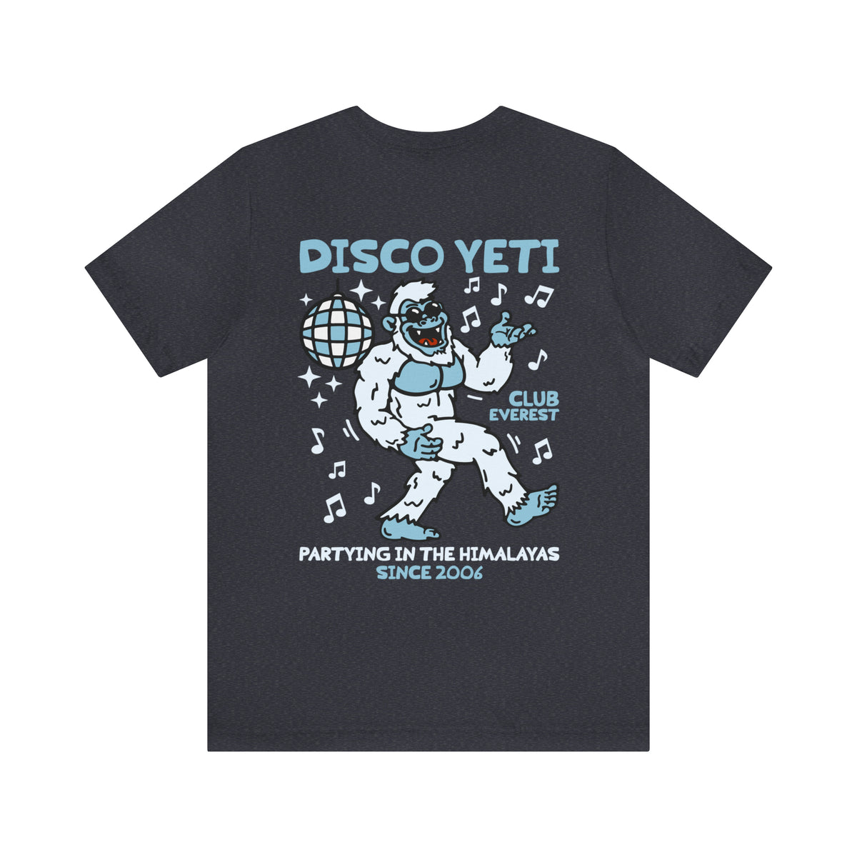 Disco Yeti Bella Canvas Unisex Jersey Short Sleeve Tee