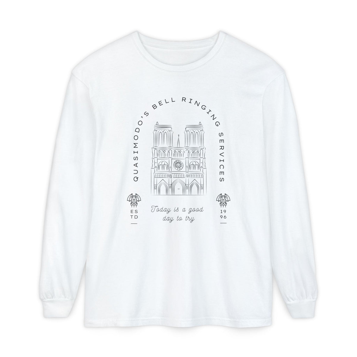 Quasimodo's Bell Ringing Services Comfort Colors Unisex Garment-dyed Long Sleeve T-Shirt