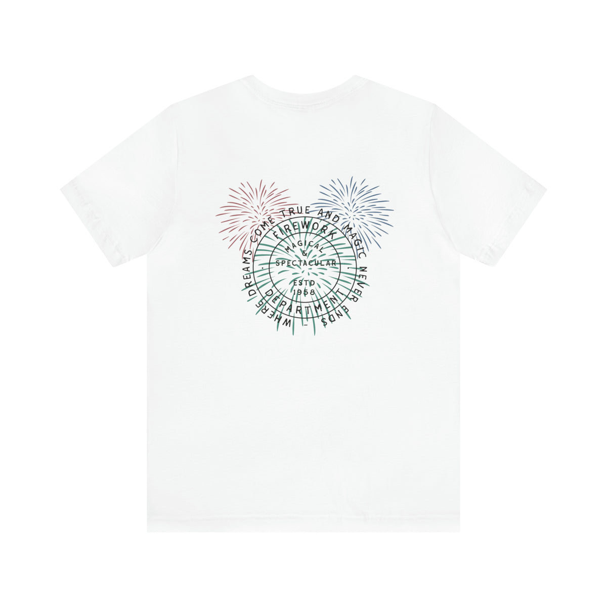 Firework Department Bella Canvas Unisex Jersey Short Sleeve Tee