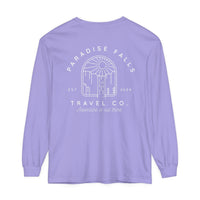 Paradise Falls Comfort Colors Unisex Garment-dyed Long Sleeve T-Shirt
