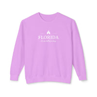Florida It's One Hell of a Drug Unisex Lightweight Comfort Colors Crewneck Sweatshirt