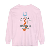 Triton's Mermaid Security Comfort Colors Unisex Garment-dyed Long Sleeve T-Shirt