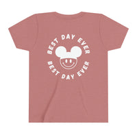 Best Day Ever Bella Canvas Youth Short Sleeve Tee
