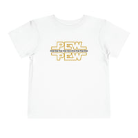 PEW PEW PEW Bella Canvas Toddler Short Sleeve Tee