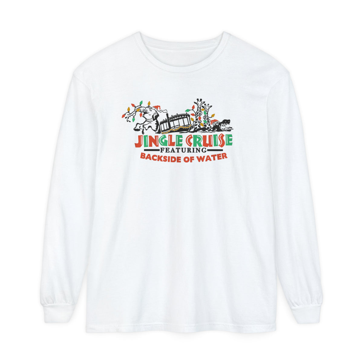 Jingle Cruise Comfort Colors Unisex Garment-dyed Long Sleeve T-Shirt