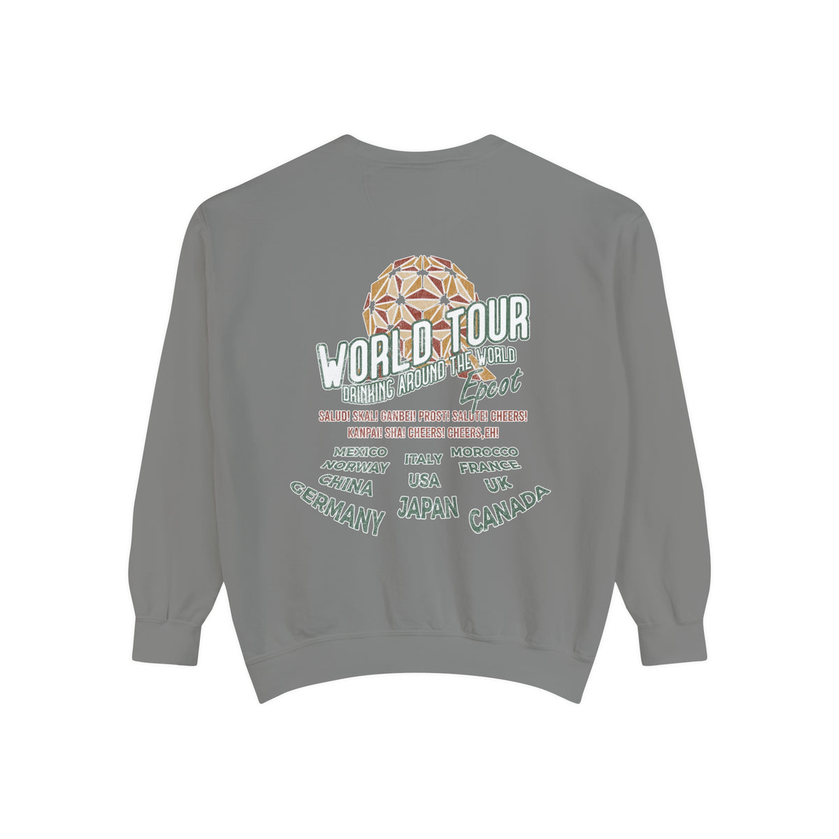 World Tour Comfort Colors Unisex Garment-Dyed Sweatshirt