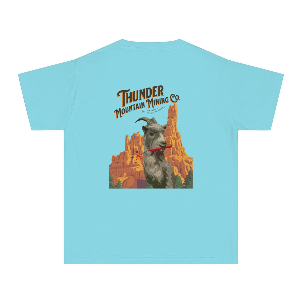 Thunder Mountain Mining Co. Comfort Colors Youth Midweight Tee