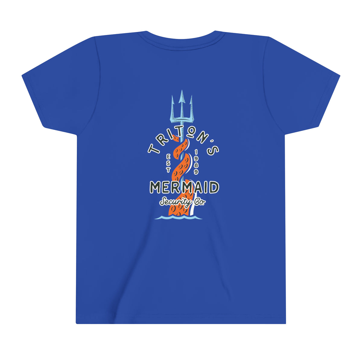 Triton's Mermaid Security Bella Canvas Youth Short Sleeve Tee