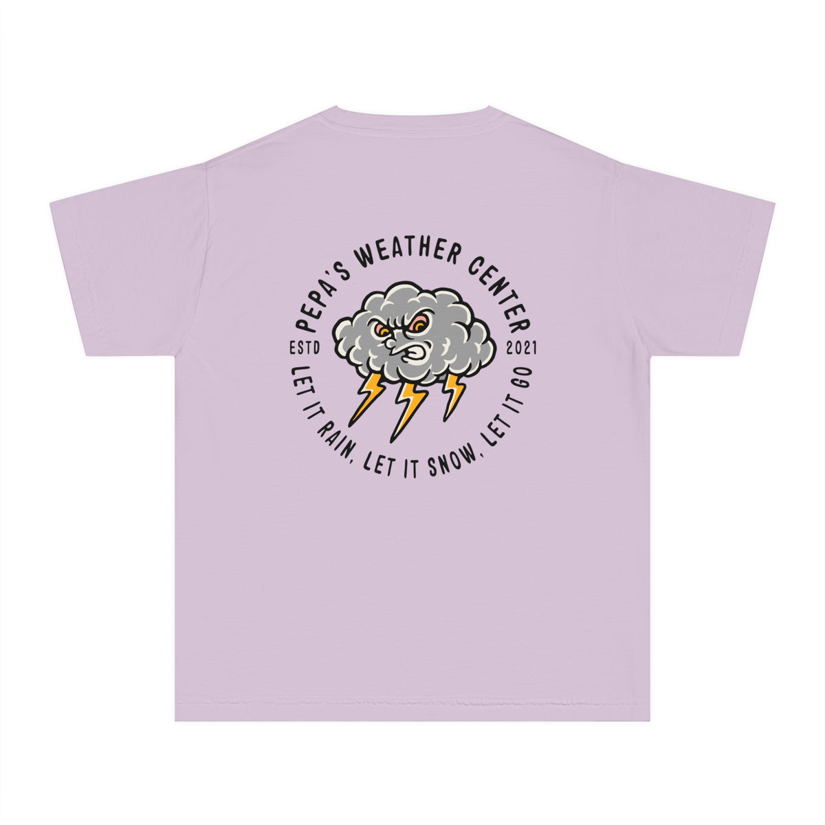 Pepa's Weather Center Comfort Colors Youth Midweight Tee