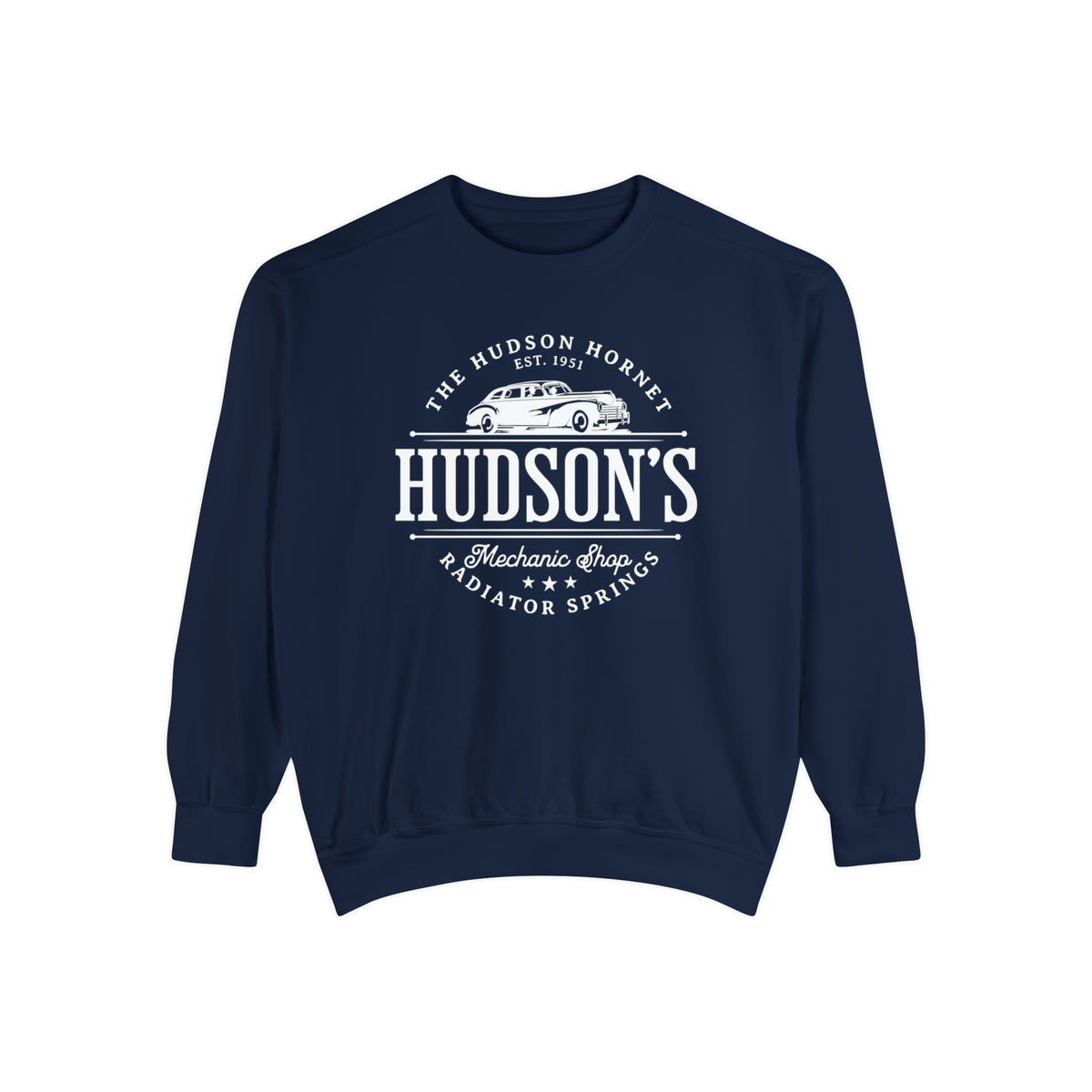 Hudson's Mechanic Shop Comfort Colors Unisex Garment-Dyed Sweatshirt